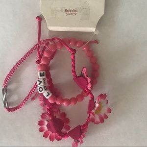 Justice 3 Pack of Bracelets